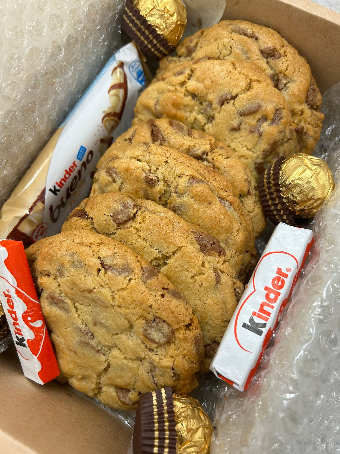 6x Kinder & Nutella Cookie Box