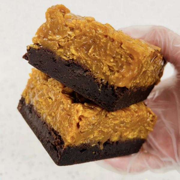 The OG Cornflake Caramel Brownie