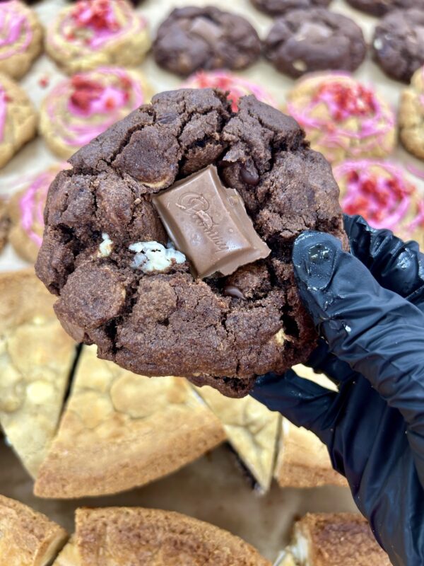 Triple chocolate cookie